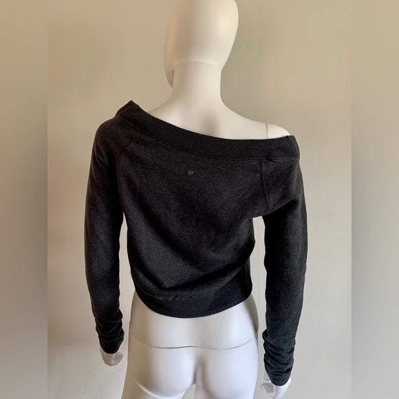 lululemon Crop Sweater in Graphite - Picture 3 of 4